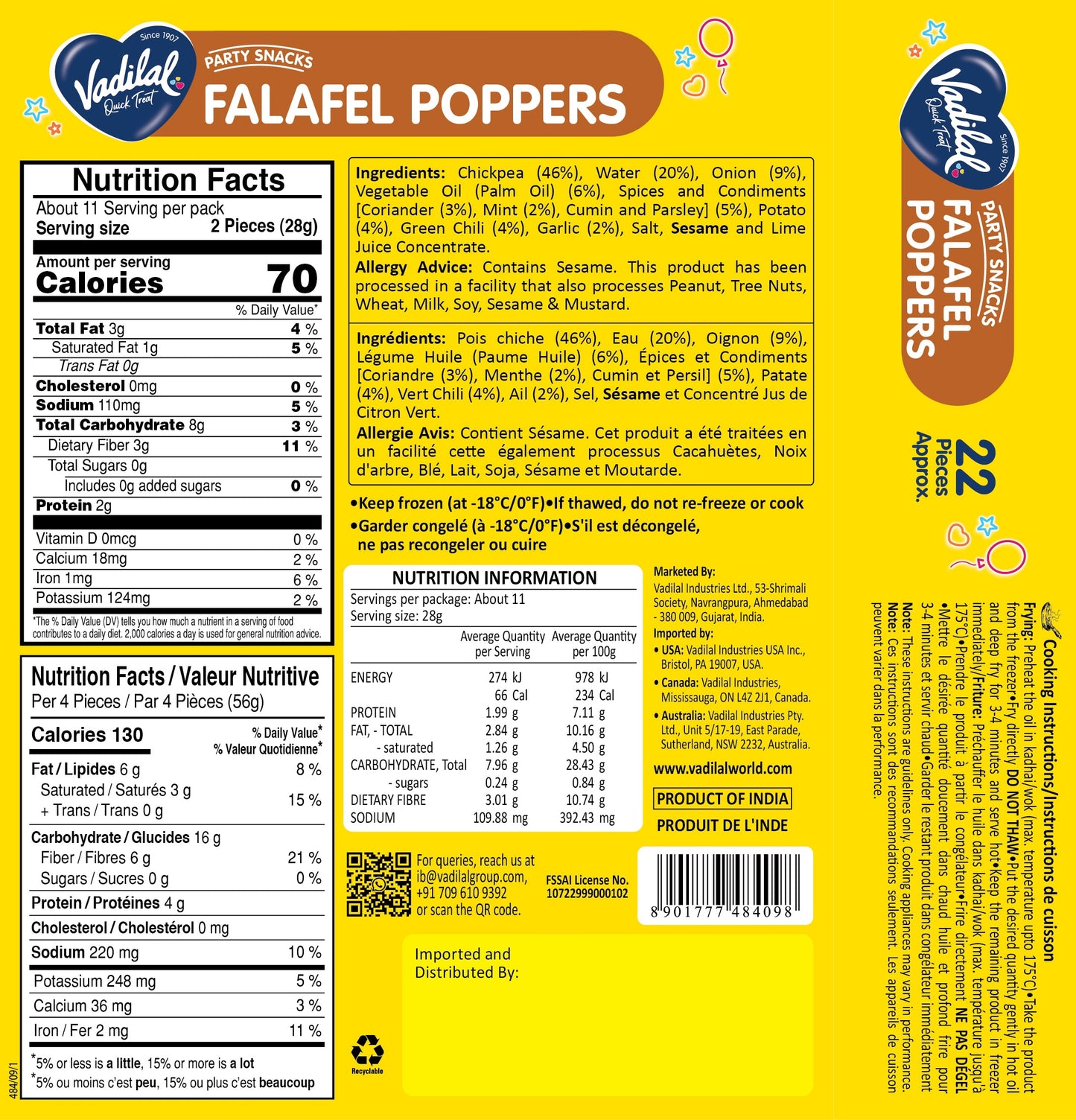 Falafel Poppers