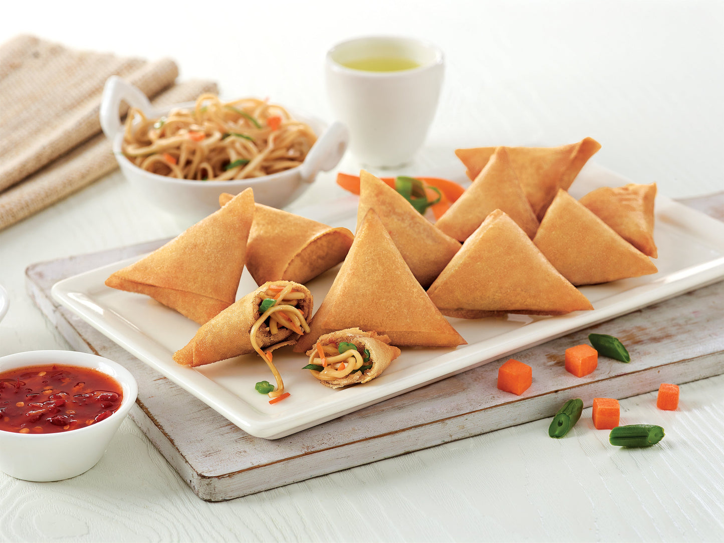 Chinese Noodle Samosa