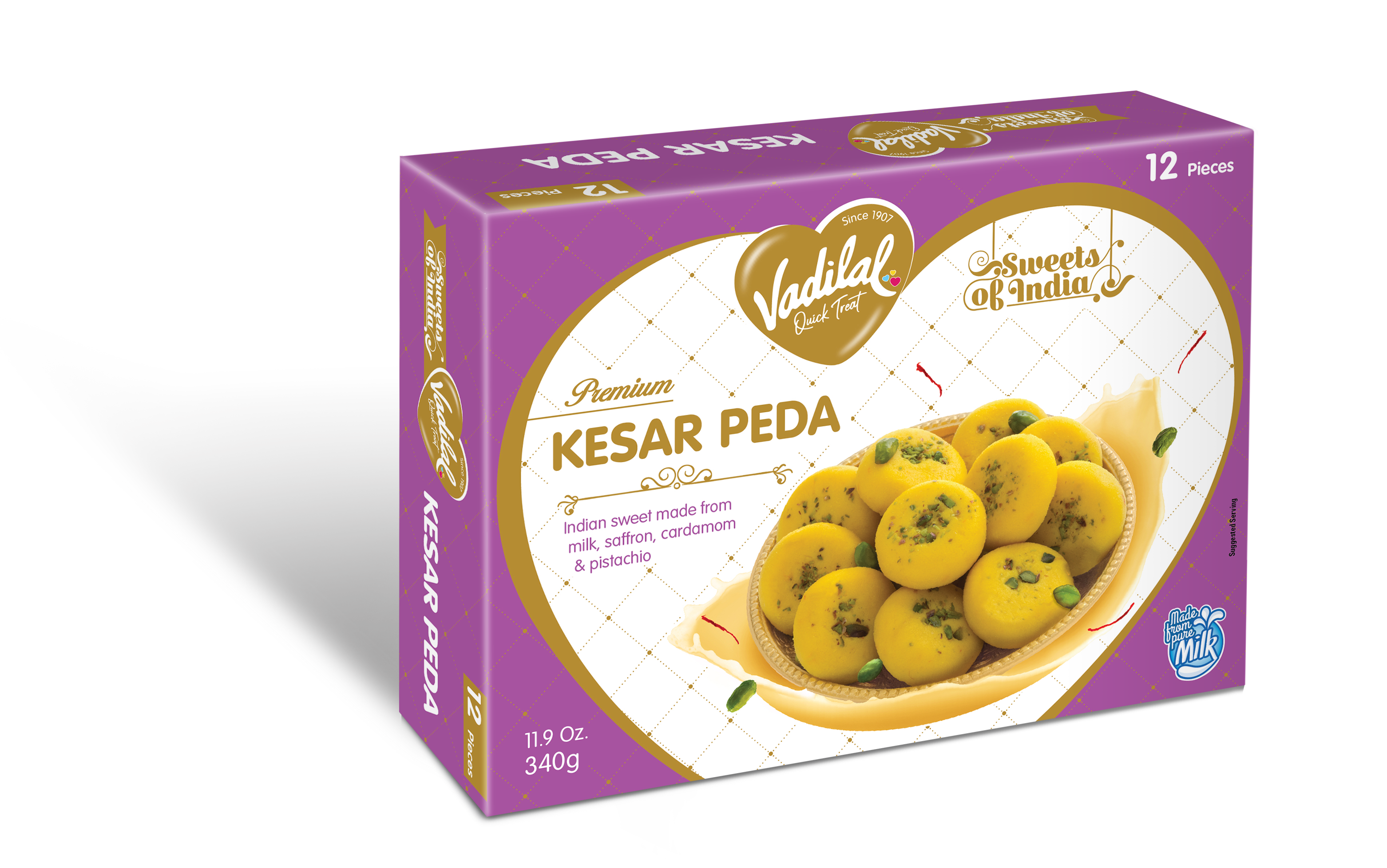 Kesar Peda – Vadilal Quick Treat Australia