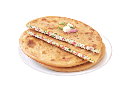 Paneer Onion Paratha