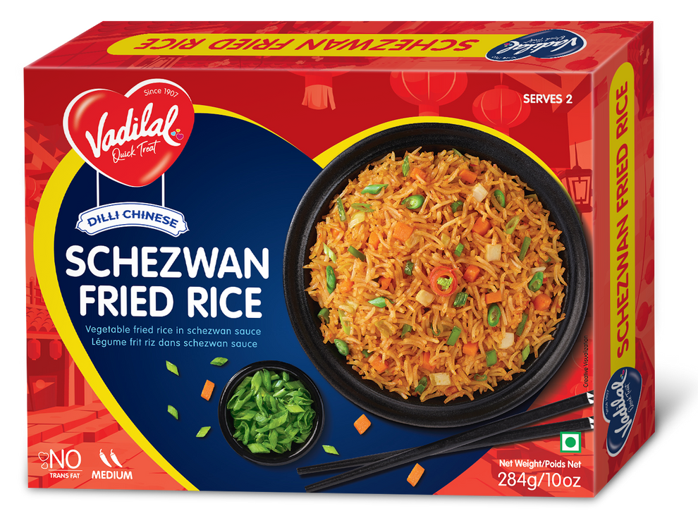 Schezwan Fried Rice – Vadilal Quick Treat Australia