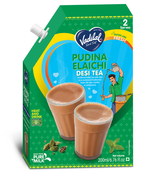 Pudina Elaichi Tea